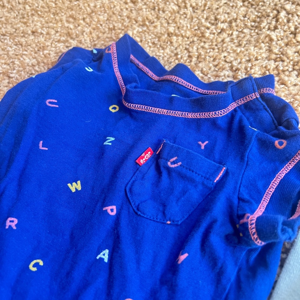 Baby Girl 9M Clothing Bundle Adidas Levi’s Carter’s 10pc Lot - Picture 5 of 6